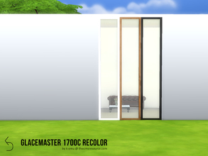 Sims 4 — Glacemaster 1700C Recolor by k-omu2 — Recolor of the Glacemaster 1700C window, in three new shades - pure white,