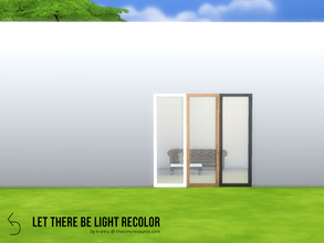 Sims 4 — Let There Be Light Recolor by k-omu2 — Recolor of the Let There Be Light window, in three new shades - pure