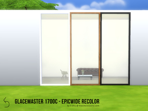 Sims 4 — Glacemaster 1700C-Epicwide Recolor by k-omu2 — Recolor of the Glacemaster 1700C-Epicwide window, in three new