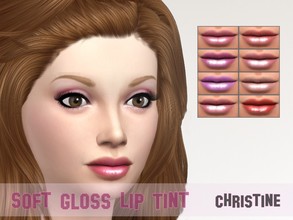 Sims 4 — Soft Gloss Lip Tint by cm_11778 — This is a soft, subtle lip gloss perfect for your Sims less dramatic looks.