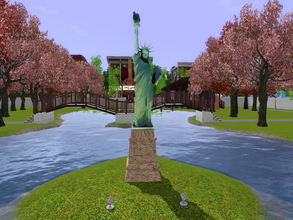 Sims 3 — Sunset Central Park by Mark_Richman — Do you want to walk through a nice park? Now you have that chance visit