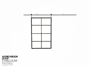Sims 3 — Thallium Shelf Panel by wondymoon — - Thallium Kitchen - Shelf Panel - Wondymoon|TSR - Sep'2015