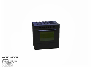 Sims 3 — Thallium Stove by wondymoon — - Thallium Kitchen - Stove - Wondymoon|TSR - Sep'2015