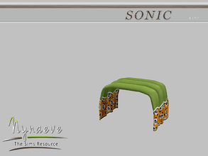 Sims 4 — Sonic Panda Bed Runner by NynaeveDesign — Sonic Kids - Panda Bed Runner Located in: Decor - Rugs Price: 90