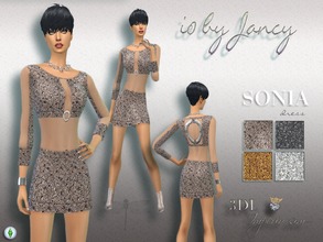 Sims 4 — 3DL Imperio Sim- io by Jancy- Sonia Dress by eddielle — Sexy short dress in 4 elegant colors. This is my first