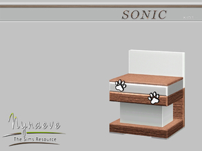 Sims 3 — Sonic Panda Nightstand (Right) by NynaeveDesign — Sonic Kids - Panda Nightstand (Right) Located in: Surfaces -