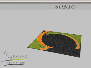 Sims 3 — Sonic Kids Rug by NynaeveDesign — Sonic Kids - Rug Located in: Decor - Rugs Price: 51 Tiles: 3x2 Re-Colorable: