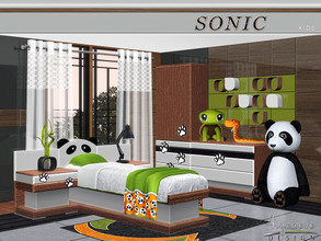 Sims 3 — Sonic Kids by NynaeveDesign — Ideal for smaller rooms, Sonic Kids provides a versatile place for play and sleep.