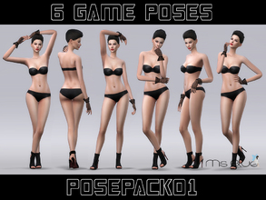 Sims 4 — Pose Pack 01 by Ms_Blue — 6 in game poses. Set up your sims for a photo shoot and take some beautiful editorial