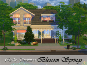 Sims 4 — Blossom Springs by Reiko_Tsukino — Blossom Springs is an expensive family villa designed and build in victorian