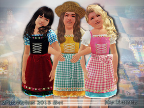 Sims 3 — Oktoberfest 2015 Set - Dress - Child by Lutetia — A cute traditional Bavarian dress (dirndl) ~ Works for female