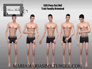 Sims 4 — MariaMaria CAS Pose Set &#8470;8 by MariaMariaSims — Beautiful CAS Pose Set 4 by MariaMaria. Trait Family