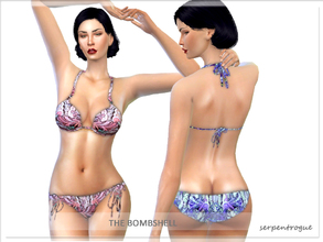 Sims 4 — The Bombshell by Serpentrogue — -5 styles -swimwear -teen to elder