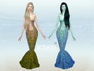 Sims 4 — Mermaid Costume by Ms_Blue — Halloween is coming and for the occasion i bring you this Mermaid Costume for your
