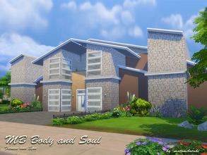 Sims 4 — MB-Body_and_Soul. by matomibotaki — MB-Body_and_Soul Fitness and spa center for your stressed sims to relaxe.