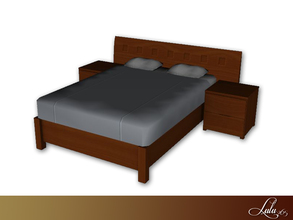 Sims 3 — Jaylene Bedroom Bed by Lulu265 — Part of the Jaylene Bedroom Set CAStable