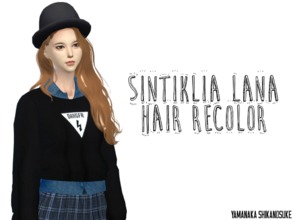 Sims 4 — Sintiklia's Lana Hair Recolor - mesh needed by DeerBoy98 — Here's my first recolor ^^ ~18 Swatches ~Mesh not