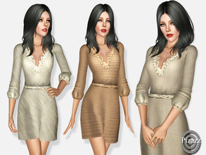 Sims 3 — Casual Cocktail Dress by pizazz — A soft classic cocktail dress that is suitable for Career, Everyday and