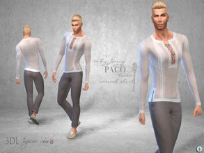 Sims 4 — 3DL Imperio Sim- iO by Jancy -Paco Sweater by eddielle — One of my favorite fabrics when I design and sew is
