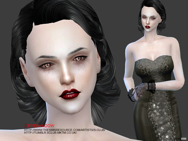 Sims 4 — S-Club WM thesims4 Z.Eyeshadow by S-Club — Eyeshadow for you, for all age, enjoy !