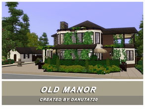 Sims 3 — Old Manor by Danuta720 — This house contains many secrets. He lived in the famous adventurer who disappeared