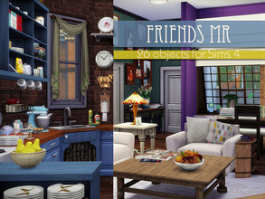 Sims 4 — Friends MR by Kiolometro — Remember the TV series Friends? Now your sims can visit the apartment of Monika and