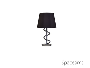 Sims 4 — Emir bedroom - Table lamp by spacesims — A stylish table lamp with sleek lines and simple design.
