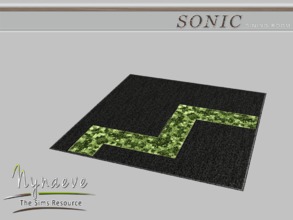 Sims 3 — Sonic Rug by NynaeveDesign — Sonic Dining Room - Rug Located in: Decor - Rugs Price: 51 Tiles: 3x3 Re-Colorable: