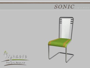 Sims 3 — Sonic Dining Chair by NynaeveDesign — Sonic Dining Room - Dining Chair Located in: Comfort - Dining Chairs