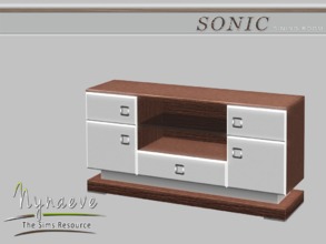 Sims 3 — Sonic Buffet by NynaeveDesign — Sonic Dining Room - Buffet Located in: Surfaces - End Tables Price: 301 Tiles: