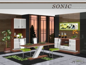 Sims 3 — Sonic Dining Room by NynaeveDesign — As the heart of the home, the dining room is where sims gather for