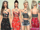 Sims 4 — 92 - Party top by sims2fanbg — .:92 - Party top:. Top in 16 different colors. I hope you like it!