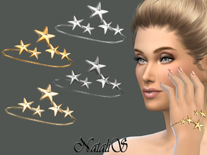 Sims 4 — NatalIS_Hand stars bracelet by Natalis — The hand bracelet lies around the palm of your hand instead of on the