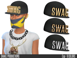 Sims 4 — LOOKBOOK-ShakeProductions-45-2-Cap by ShakeProductions — -Cap -New Mesh -All Lods -9 Colors **You will find it