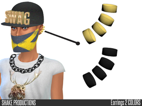 Sims 4 — LOOKBOOK-ShakeProductions-45-12-Earrings by ShakeProductions — -Earrings -New Mesh -All LODs -2 Colors