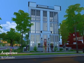 Sims 4 — Acquiesce by Galloandre — Acquiesce means to submit without complaint. Hence, when this beautiful home is