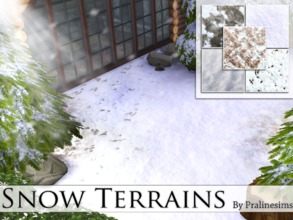 Sims 4 — Snow Terrains by Pralinesims — By Pralinesims