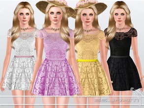 Sims 3 —  Vision Dress S3 by EsyraM — by request, here is the dress for sims3 3 recolorable part ,enjoy!