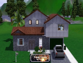 Sims 3 — Boggs house by Anju_N — Home of the protagonist of the film She's All That. Featuring three bedrooms, two