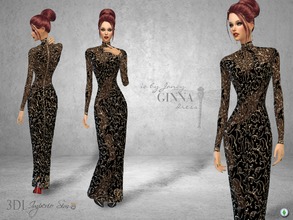 Sims 4 — 3DL Imperio Sim- io by Jancy- Ginna Dress by eddielle — This gorgeous gown will be a must have for your lady sim