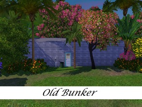 Sims 3 — Old Bunker  by Schokobrownie952 — An old bunker which was renovated and is now inhabitable. Featuring one