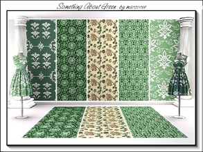 Sims 3 — Something About Green_marcorse.. by marcorse — There's something about green! Here are five patterns in that