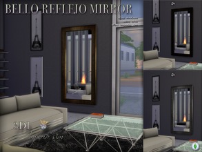 Sims 4 — 3DL Imperio Sim Bello Reflejo Mirror by eddielle — This beautifuI and big wall mirror will enhance your sims