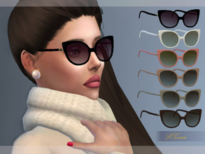 Sims 4 — [S4Grace] - Sunglasses by S4grace — Sunglasses in 6 different colors and golden details. TF-EF 6 swatches