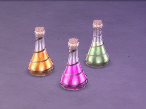Sims 4 — Wire Wrapped Vial by sim_man123 — A flask with a long piece of wire wrapped around it. Nobody seems to know what