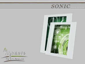Sims 3 — Sonic Tech Print (recolor) by NynaeveDesign — Located in: Decor - Paintings and Posters Price: 102 Tiles: 1x1