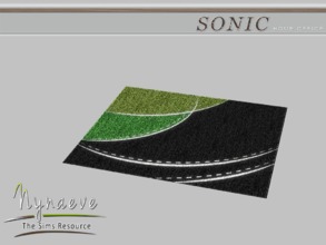 Sims 3 — Sonic Office Rug by NynaeveDesign — Sonic Home Office - Rug Located in: Decor - Rugs Price: 51 Tiles: 3x2