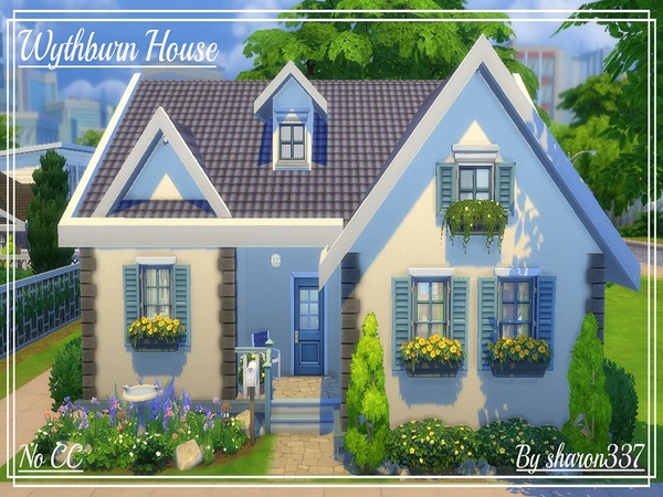 Sims 4 — Wythburn House by sharon337 — Wythburn House is a Family home built on a 20 x 15 lot in Newcrest. It has 3