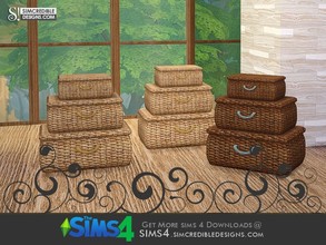 Sims 4 — Terrace Baskets trio by SIMcredible! — by SIMcredibledesigns.com available at TSR __________________ * 2 colors