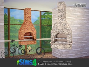 Sims 4 — Terrace BBQ by SIMcredible! — by SIMcredibledesigns.com available at TSR __________________ * 2 colors